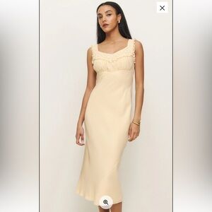 Reformation Hildie Silk Dress